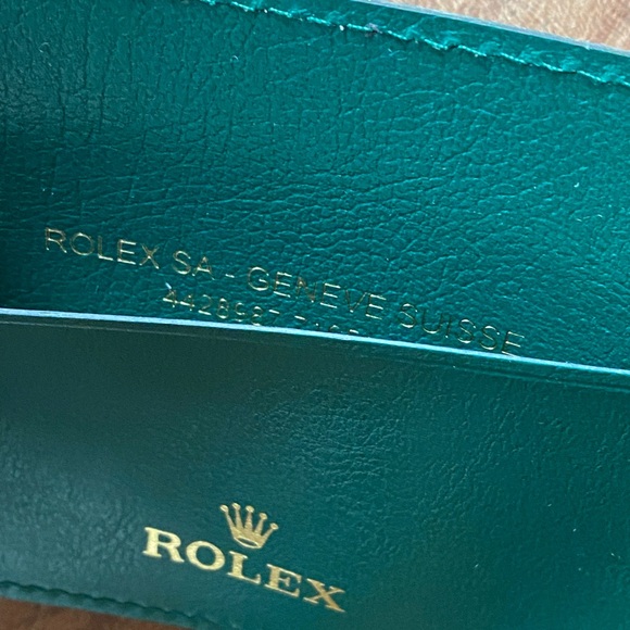 ROLEX GREEN CARD HOLDER/AUTHENTICITY CARD HOLDER - Picture 4 of 4